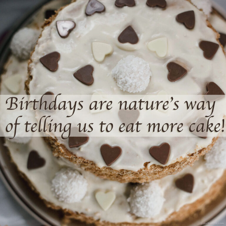 Birthday funny cake quote