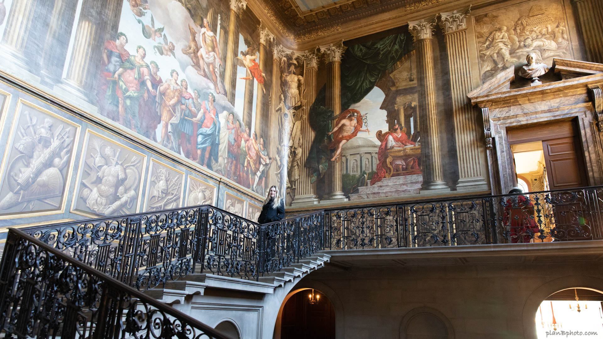 Staircase in Hampton Court Palace