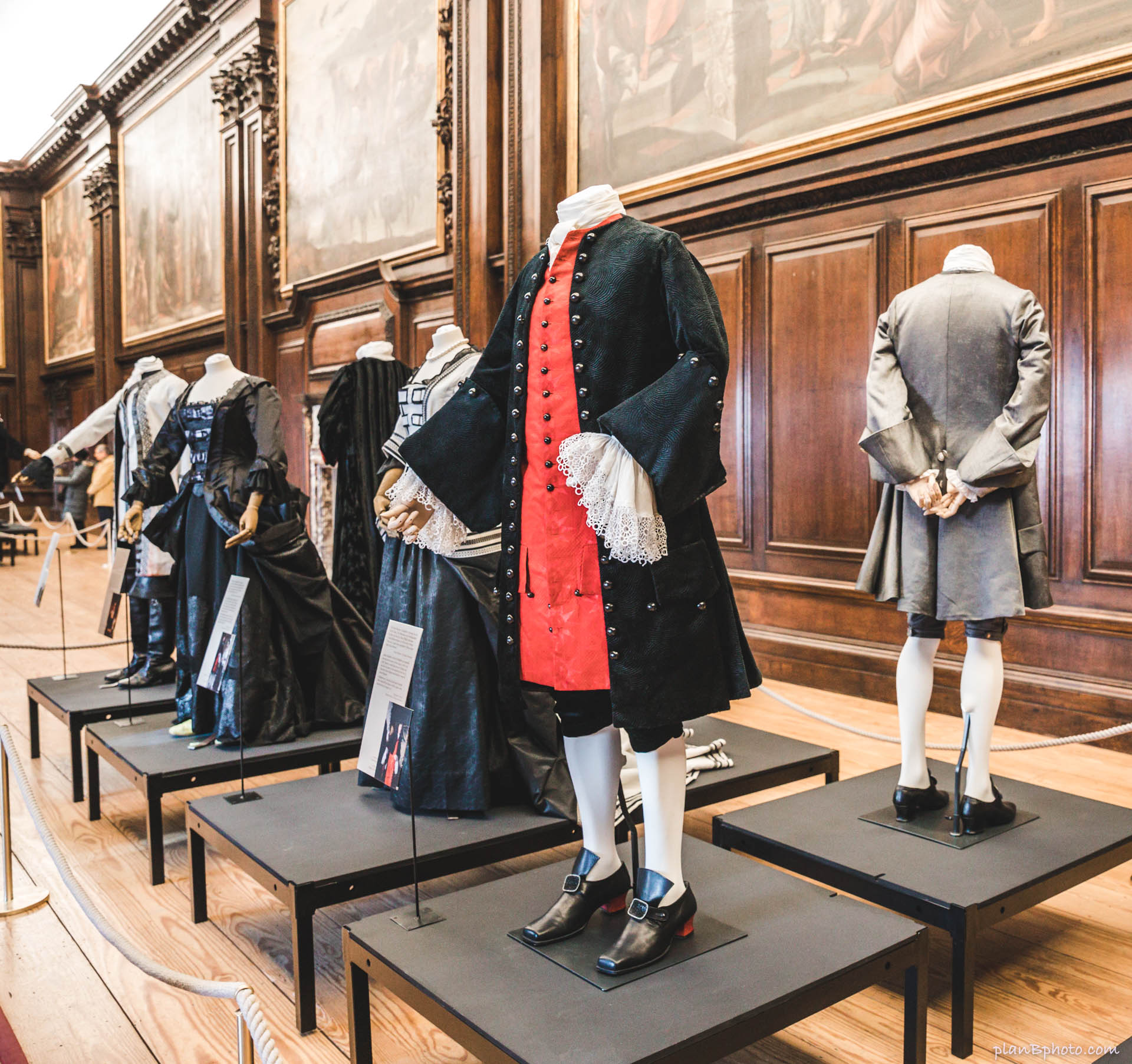 Costume display at Hampton Court Palace