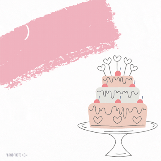 Hand Drawn 21st Birthday Cake Greeting Card (Animated Loop GIF) — Download  on Funimada.com