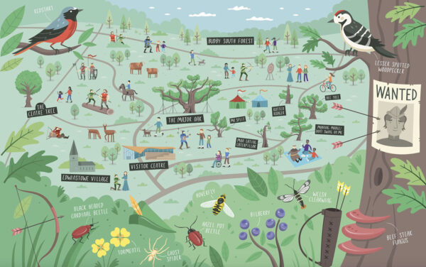 Map of Sherwood Forest