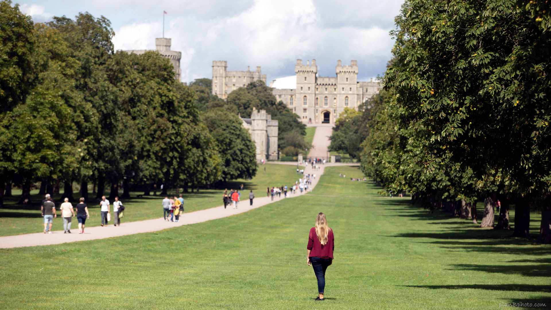 The long walk - best photography location for Windsor castle