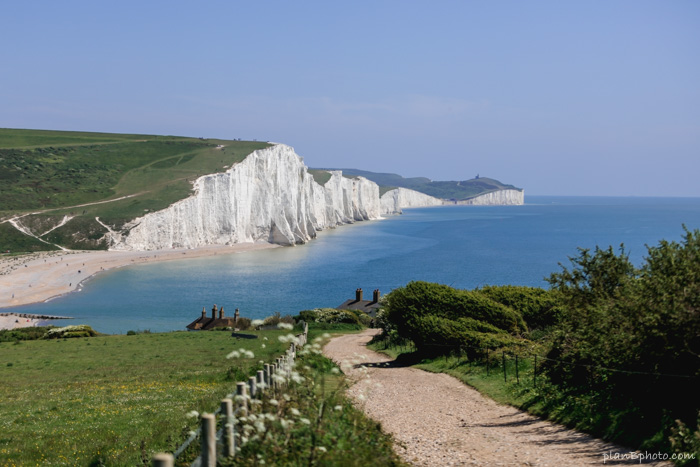 Th best time to photograph the Seven Sisters Cliffs