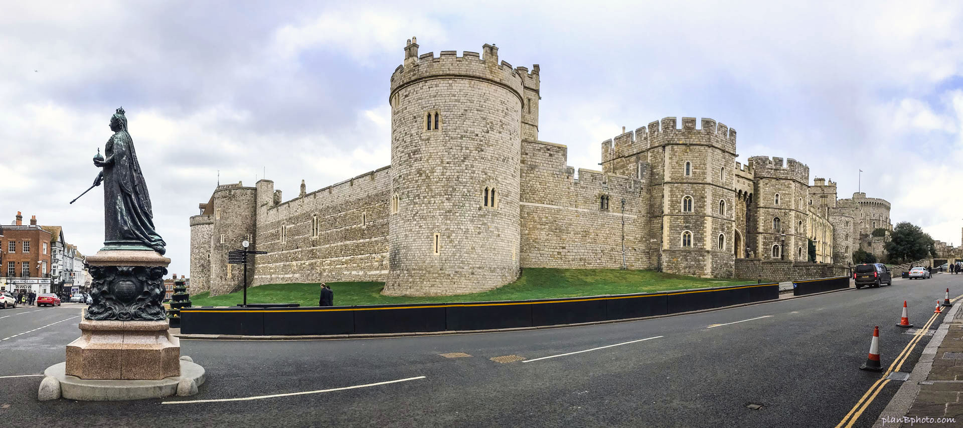 Windsor Castle view from the city centre